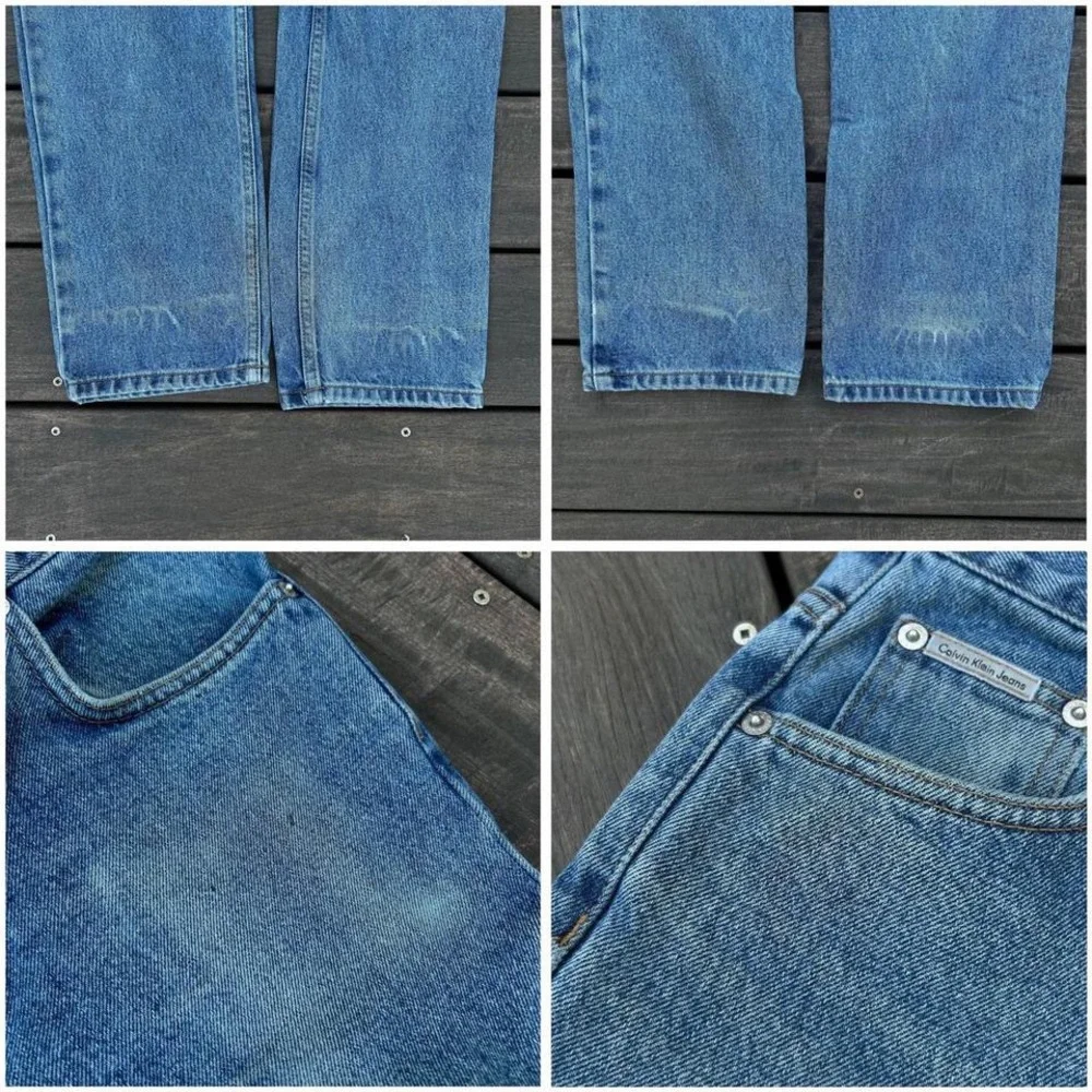Vintage Blue Light Wash Vintage 90s Calvin Klein Jeans - Picture 7 of 7